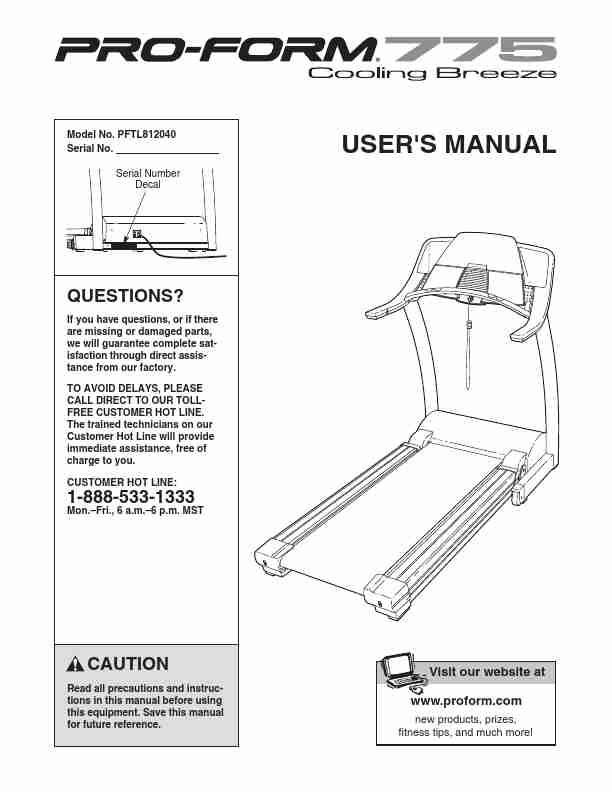 ProForm Treadmill 775-page_pdf